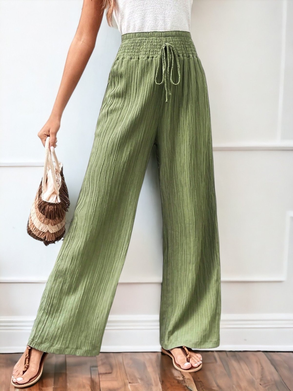 Summer Beach Striped Pant