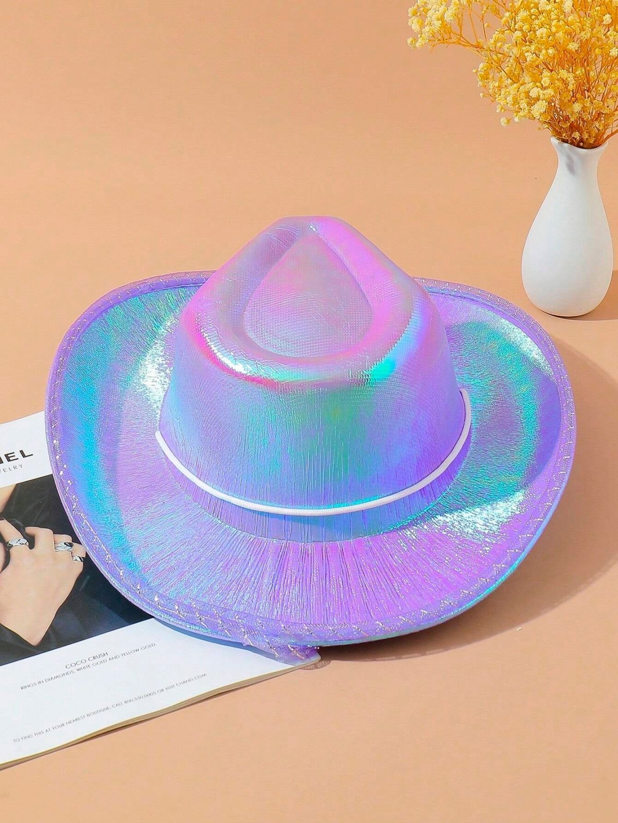 LED Cowboy Party Hat