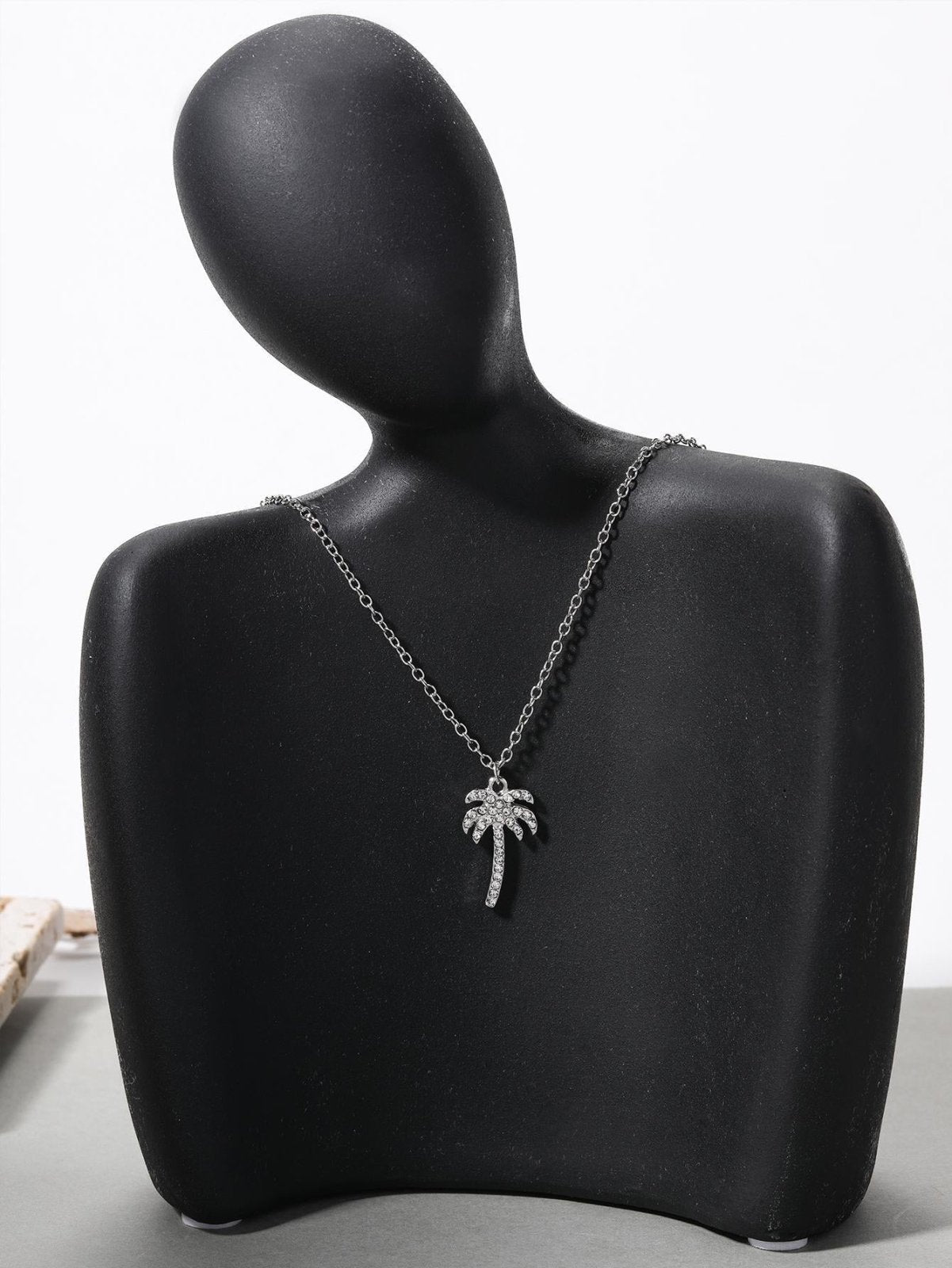 Palm Tree Charm Necklace