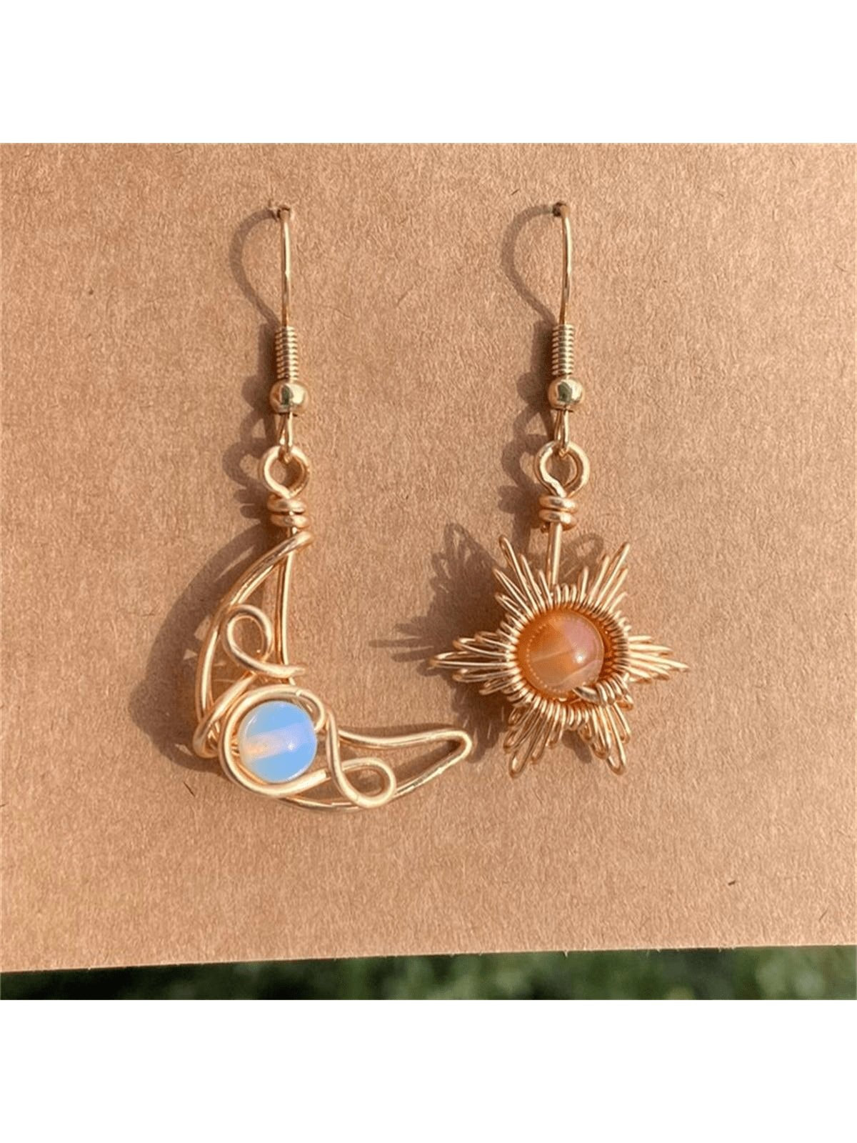 Bohemian Sun & Moon Earrings