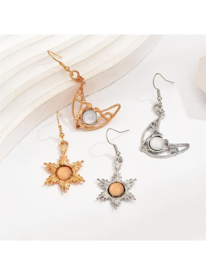 Bohemian Sun & Moon Earrings