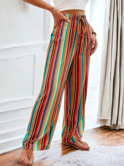 Summer Beach Striped Pant