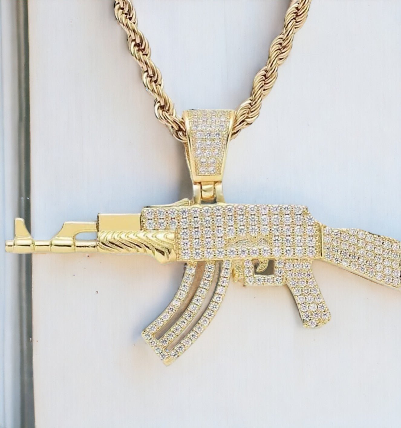 AK47 Gun Pendant Necklace