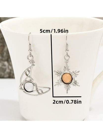 Bohemian Sun & Moon Earrings