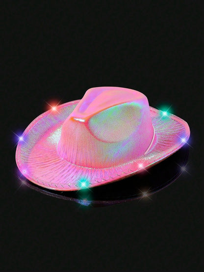 LED Cowboy Party Hat