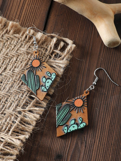  Southwestern Geometric Dangle Earrings