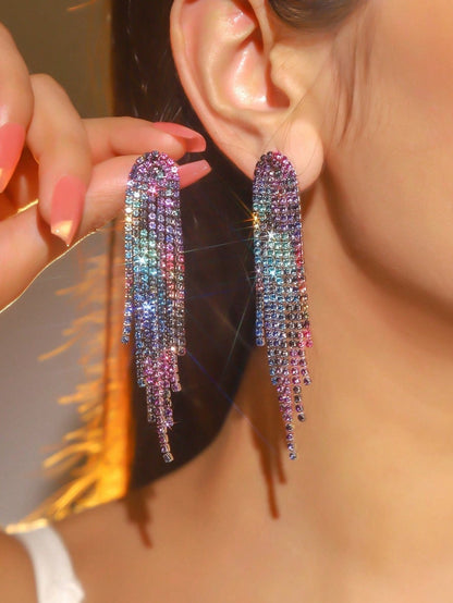 Tassel Crystal Earrings