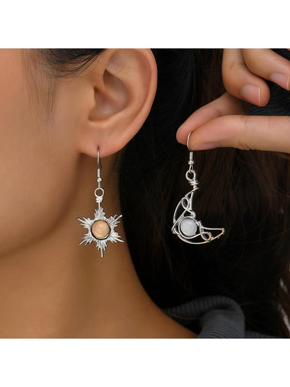 Bohemian Sun & Moon Earrings