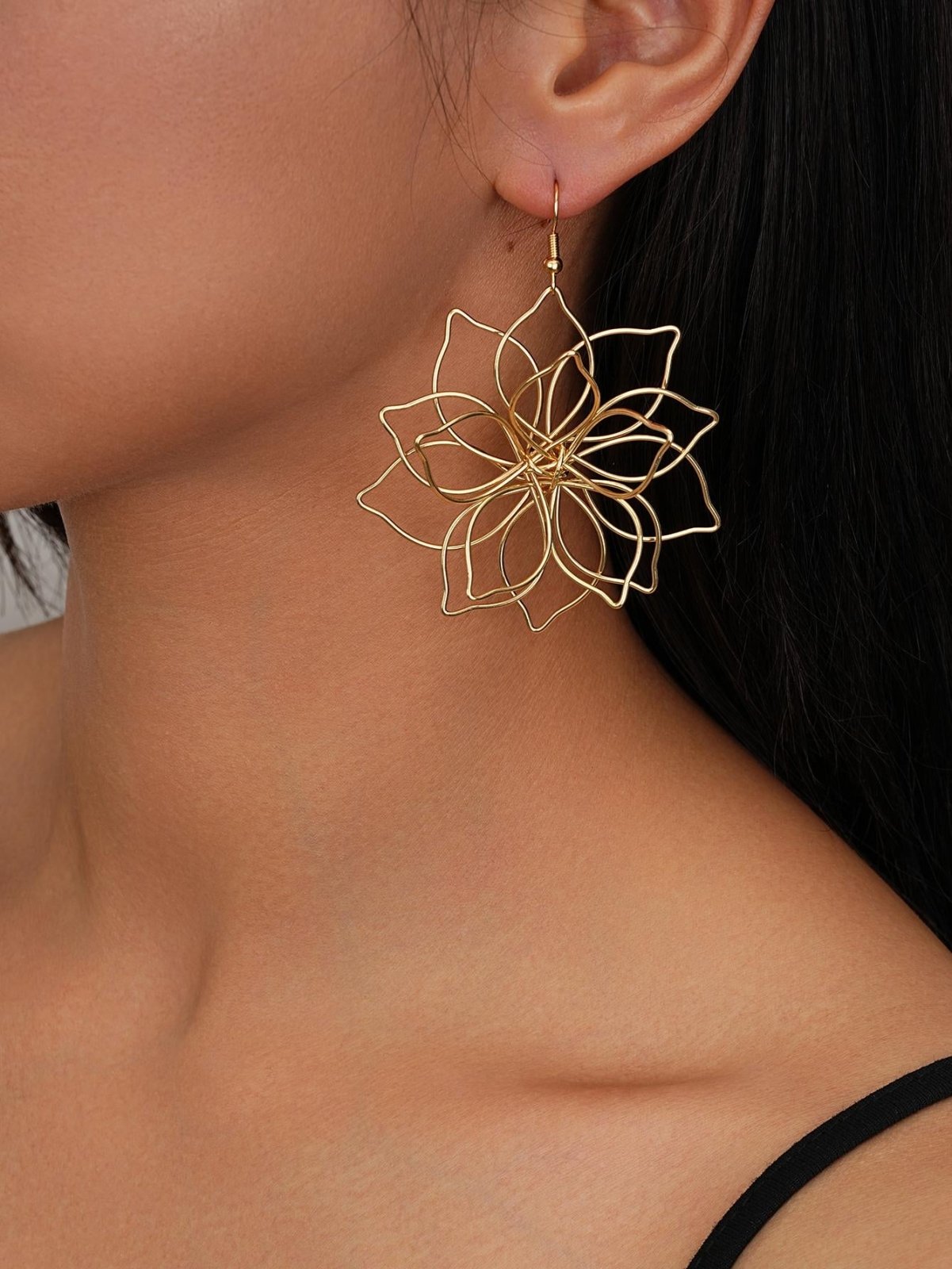 Bohemian Flower Pendant Earrings