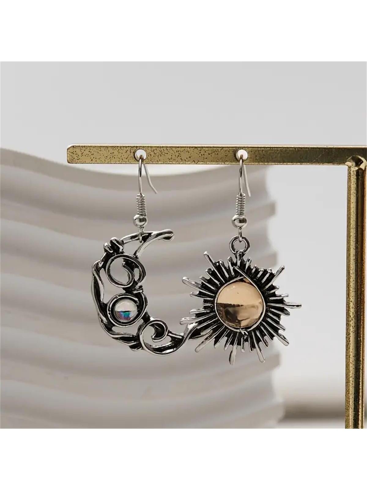 Bohemian Sun & Moon Earrings