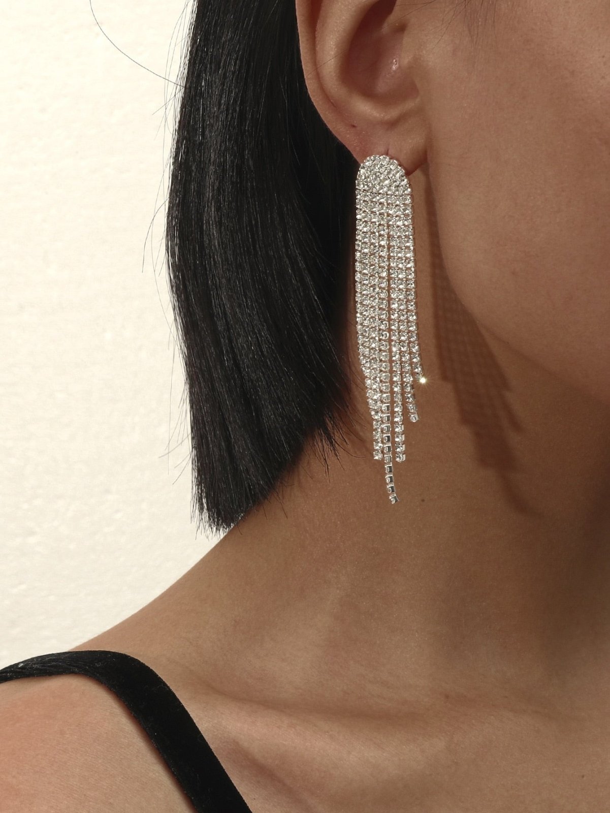 Tassel Crystal Earrings