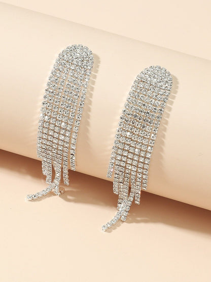 Tassel Crystal Earrings