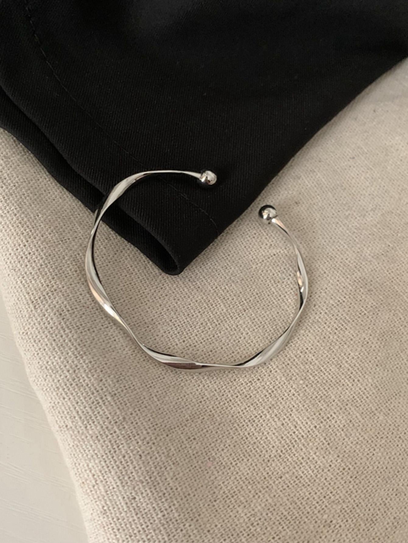 Twist Design Cuff Bangle